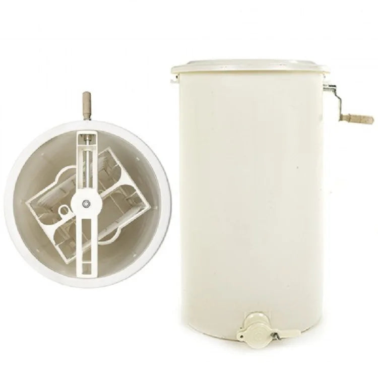 2 Frame Plastic Manual Reversible Radial Bee Honey Processing Machine Extraction Spinner Used Honey Extractor for Sale