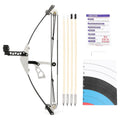 Mini Bow Hunting Slingshot Stainless Steel Bow Short Axis Triangle Bow Archery Powerful Creative Toy Outdoor Sports Archery