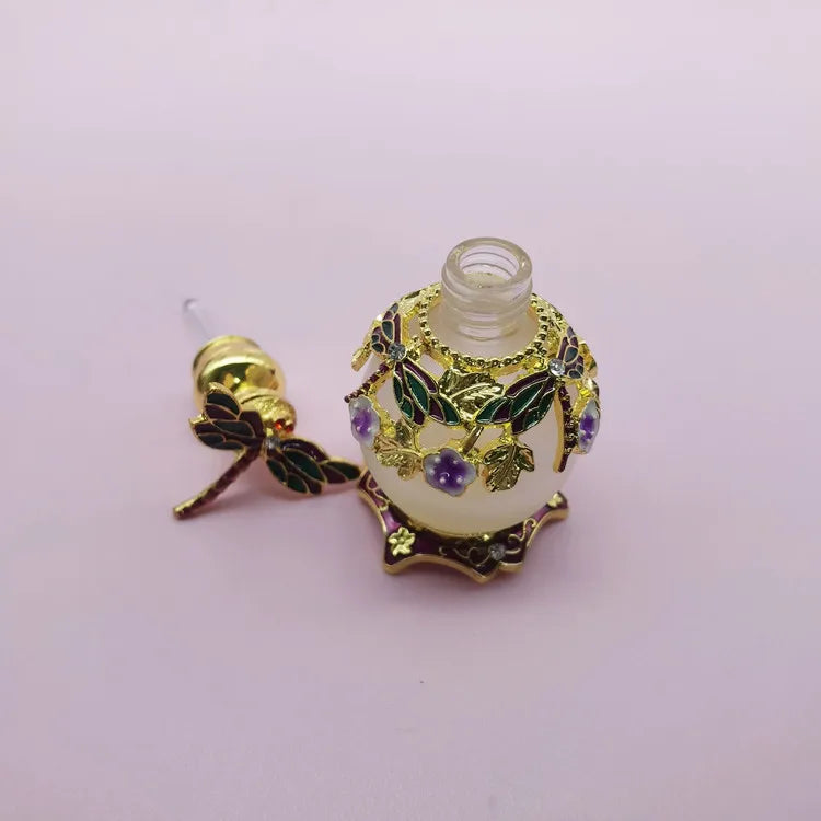 15ml Dubai Glass Essential Oil Perfume Bottles Arabian Perfume Oil Bottles Egyptian Luxury Refillable Parfum Bottles Wholesale