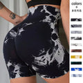42 Colors Women Seamless Scrunch Butt Biker Shorts Compression Gym Short Athletic Booty Marble Tie Dye Legging Shorts