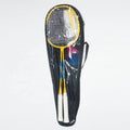 Complete Portable Badminton Set with Iron Alloy Racket & Non-Nylon Shuttlecock Non-Nylon Shuttlecock Portable Badminton Net