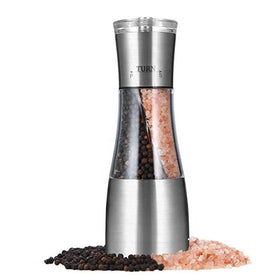 Top Sale Popular 2 in 1 Salt and Pepper Mill Manual Dual Pepper Mill & Grinders
