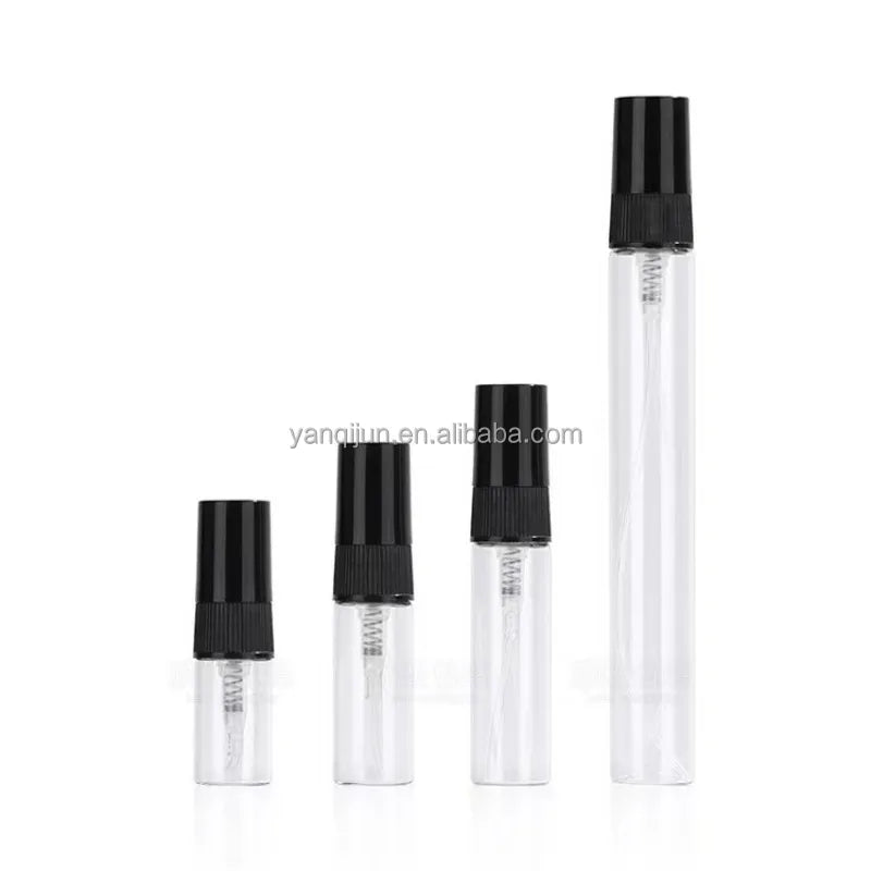Fancy Luxury Wholesale Round 5ml Mini Empty Clear Spray Bottle Glass Perfume Bottle