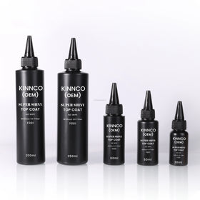 Kinnco Private Label OEM UV Gel Top Coat 30ml-250ml Diamond High Gloss Eco-friendly Long Lasting 30-Day Non-Toxic CE Certified