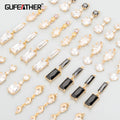 MB60   Jewelry Accessories18k Gold Platednickel Freecopperzirconsglasscharmsjewelry Makingdiy Pendants6pcs/lot