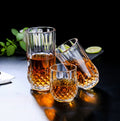Hot Sale Lead-Free Crystal Glass Engraving bar Ribber Glasses Brandy Vodka Liquor Whiskey Wine Glasses Liquor Glasses