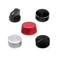 Custom CNC Machining Part Metal Potentiometer Knob Solid Anodized Aluminum Knobs Aluminum Knurled Volume Control Knob