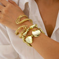 Fashion Gold Bracelet Set for Jewelry Africa Shop  Wholesale N231291