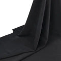 Formal Black 130--180gsm Peach Skin 100% Polyester Abaya Fabric for Women Muslim Dress 2023 Dubai