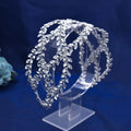 Promotional Handmade Hair Accessories Bridal Jewelry Hair Vine Wedding Prom Rhinestones Crossover Headbands