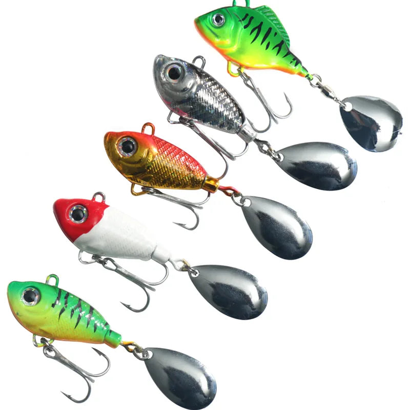 Flash Blade Vib Lead Fish Spinner  Fishing Lures Metal Vibe Blade Lure
