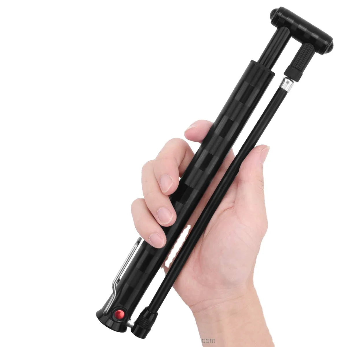 Portable Mini Bicycle Pump with Foot Pump Presta and Schrader Valves for Mountain Road Riding