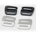 Factory Customized 25MM Black Anodized Aluminium G Hook Strong Adjustable Backpack Lightweight Buckles