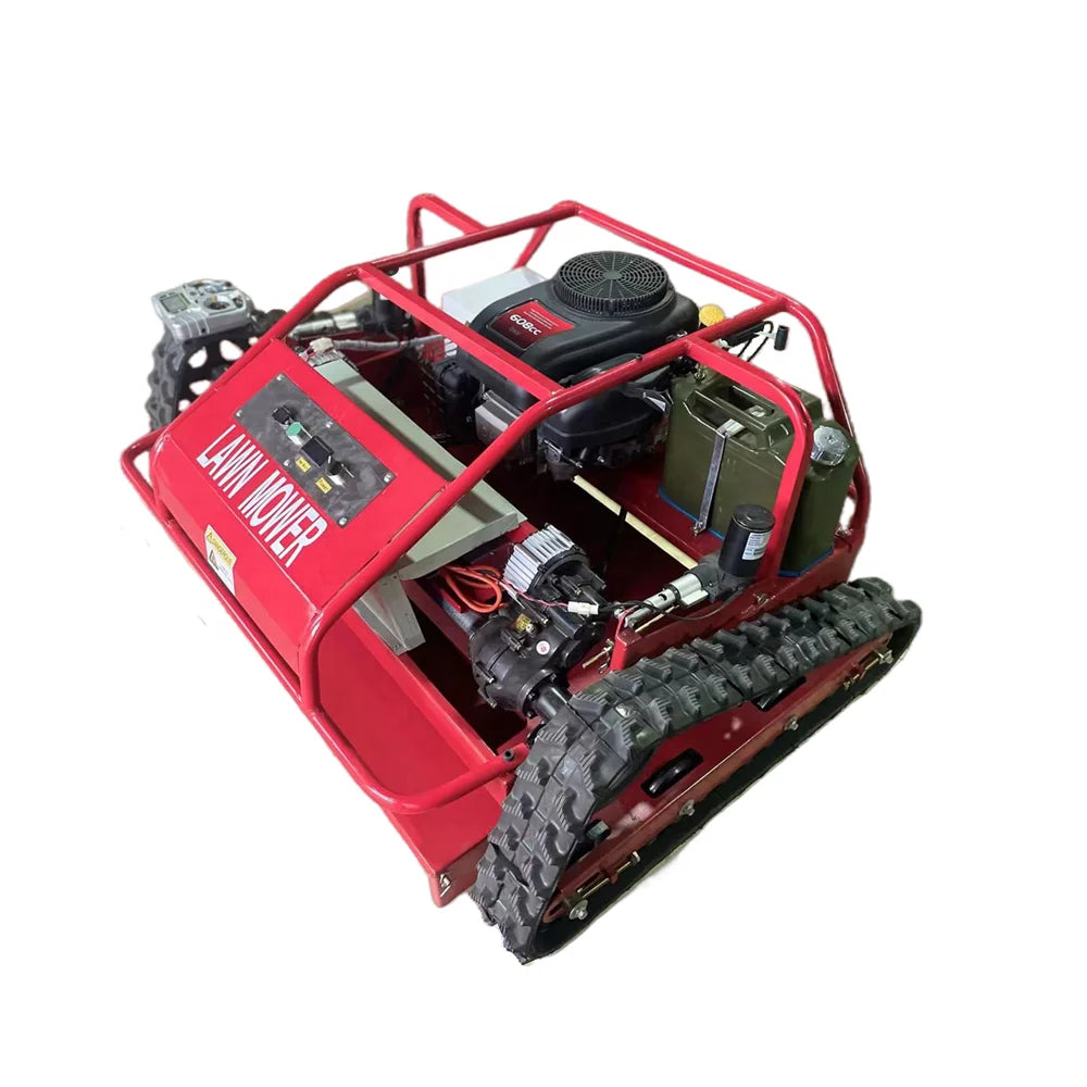 High Quality Industrial Crawler Golf Tractor Remote Control Robotic Gasoline Cordless 4-Stroke Lawn Mower 20HP 1080mm Cutting