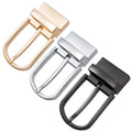 LQbelt Fashion Pin Buckle for Belt With Holes Alloy Reversible Buckles 35MM Factory Custom Logo Wholesale Stock