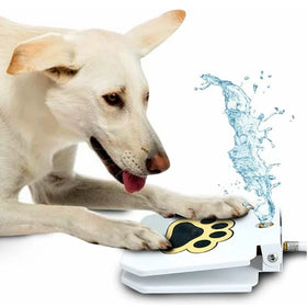 Dog's Foot Water Feeding Toy Dog Sprinkler Toy Fountain Water Toy Water Treadmill for Dogs