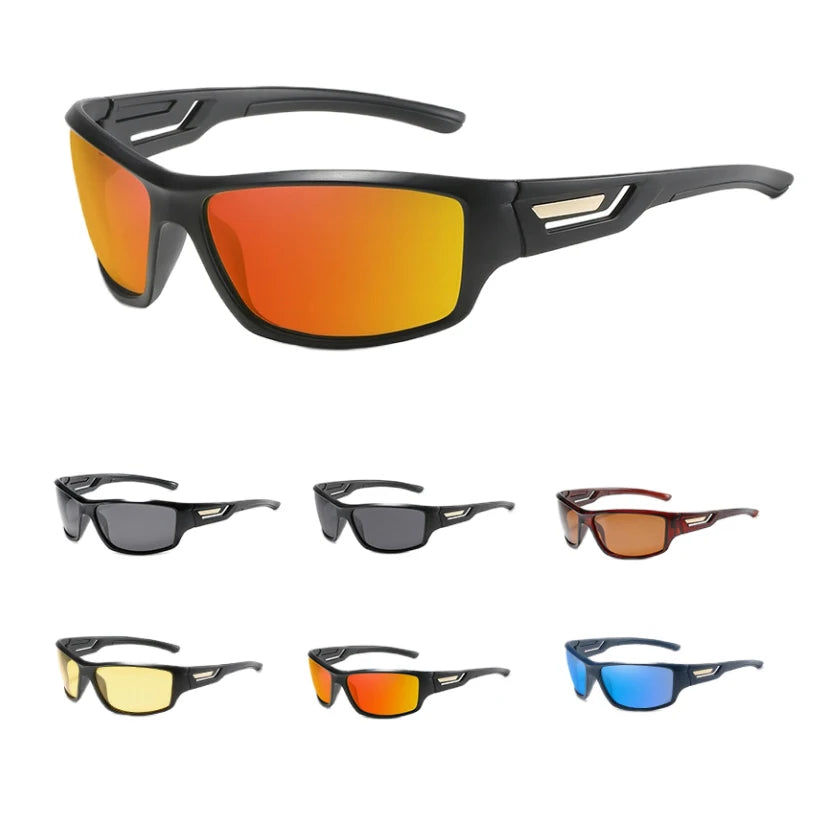 Manufacturing Quality China Hot Selling Wholesale Sunglasses PC Frame Men's Sunshade Fashion Outdoor Sports Sunglasses