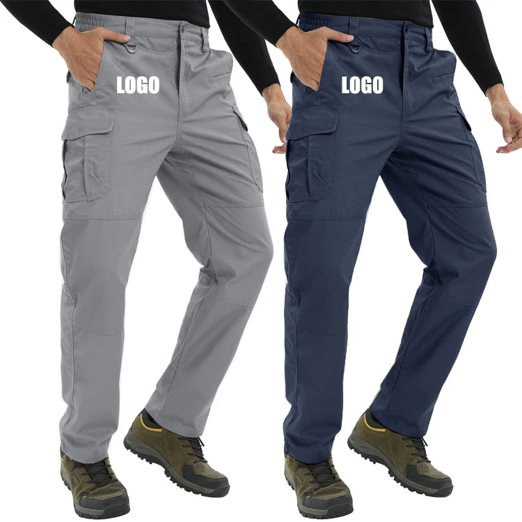 Men's Trouser Custom Clothing Manufacturers  Ripstop Pants Cargo Workwear Waterproof Pants for Bulk Buyers