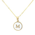 Fashion Stainless Steel Alphabet Initial Necklace A-Z Letter Pendant Chain Charm Jewelry Gift