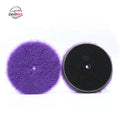LEADMAX 5 Inch Medium Cutting Car Care CR Wool Buffing Pads 100% Black Pure Wool Polishing Pad High Quality-Customized OEM