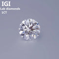 Lab Grown Diamond 1ct d Color Vs1-vvs2 Igi Certificate Diamonds ID/2EX Cutting Best Price