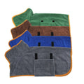 Super Absorbent Microfiber Dog Bathrobe Fast Drying Pet Bath Towel