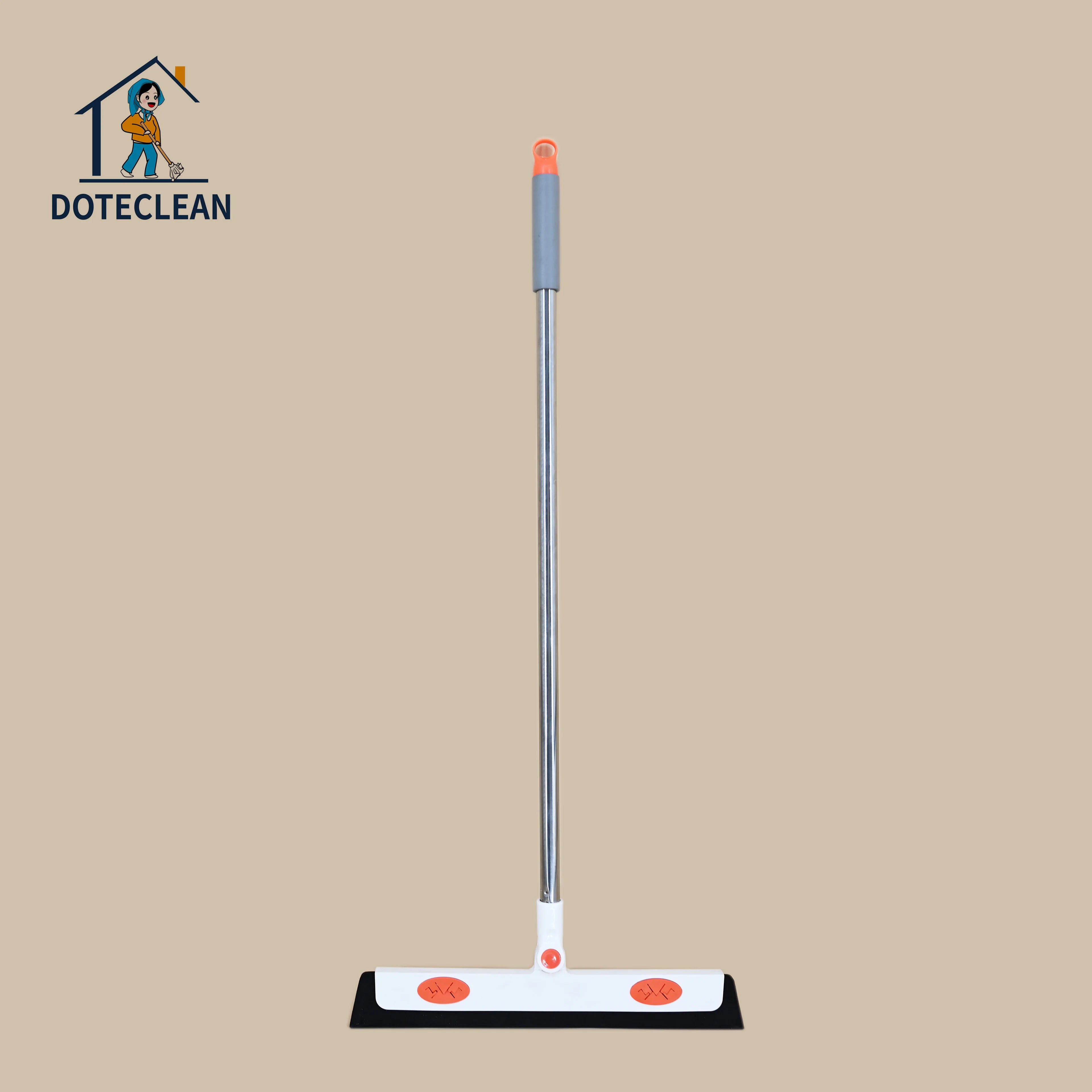 EVA Magic Broom Floor Squeegee Scrubber Sponge Blade Stainless Steel Handle Eco-Friendly Soft for Tile Concrete Marble Floors