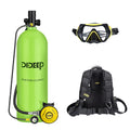2024 Mini 4L Scuba Diving Tank with Double Straps High Pressure Goggles and Equipment for Scuba Dive Boat Certified