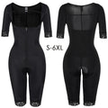 2022 Zipper High Compression 6X Plus Size Full Shapers Fajas Reductor Waist Tummy Control Seamless Shapewear Bodysuit for Women