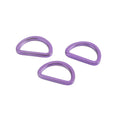 Factory Wholesale Purple Flat D Ring 25mm New Colors D Buckle D Loop for Handbag Making