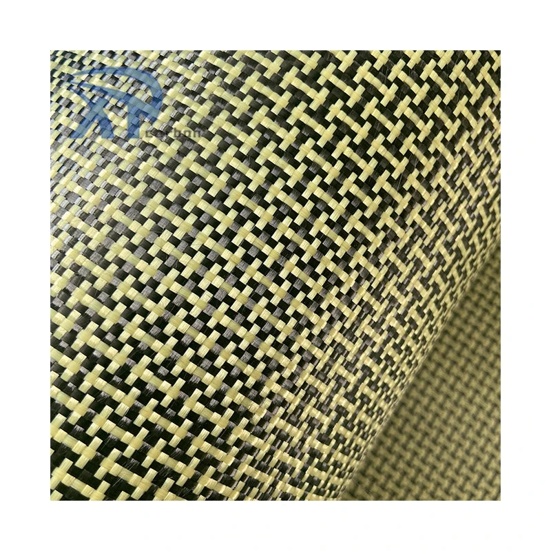 Kevlar Aramid Mixed Weaving 3k Aramid I-shaped Anti Cutting for Car Parts with Lower Carbon Fiber Price From China Supplie