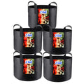 Ecological Plant Fiber Geotextile Grow Bags 1000mL for Covering Crops Trees Flowers Tomatoes Gardens