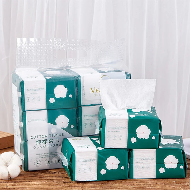 Shanghai Disposable Airline Facial Tissues Boxed Cotton Magical Hand Towels Hot Face Facial tissues