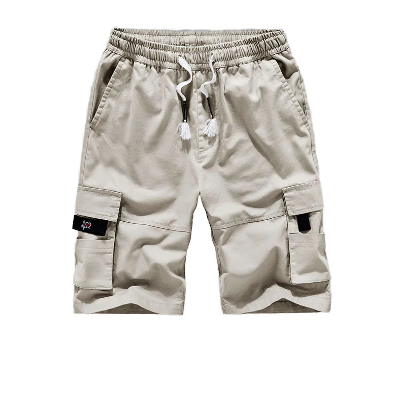 Men's Casual Sports Shorts Summer Loose Fit Plus Size With Pockets and Solid Running Cargo Shorts