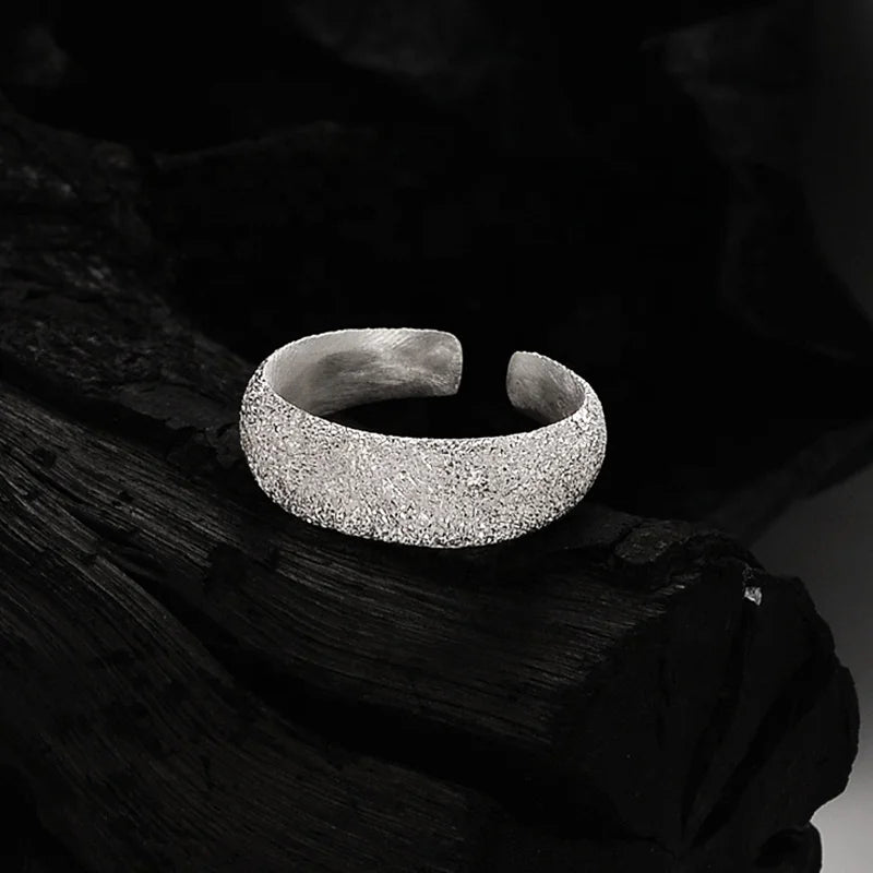 ICEBELA Fine Jewelry 925 Sterling Silver Sky Star Ring Opening Ring Design Sense of Starry Galaxy Light Luxury Niche Ring