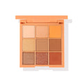 9 Color Dry Eye Shadow Palette with Shimmer Metallic Luminous Satin Finish for Fair Dark Skin Tone Glitter Eyeshadow Labeling