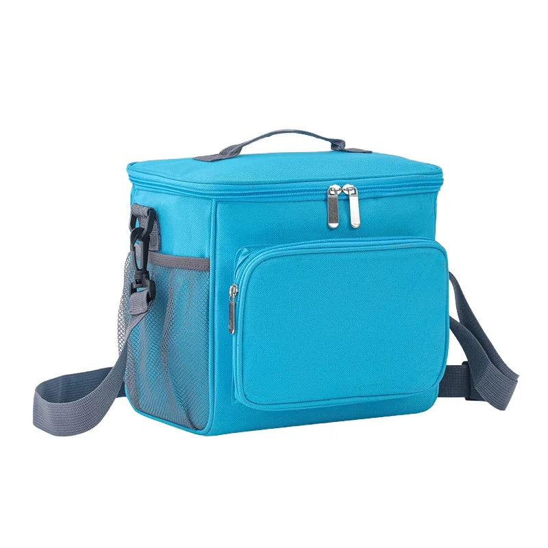 Double Deck Luxury Modern Casual Insulated Eco-Friendly 15L Oxford Cooler Bag Heavy Duty Leakproof Expandable Men Women Food MegaBDM