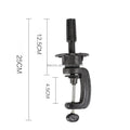 Leeons Cheap Plastic Desktop Head Stand Wigs Mannequin Head Holder Clamp Stand for Cosmetology Manikin Head Holding