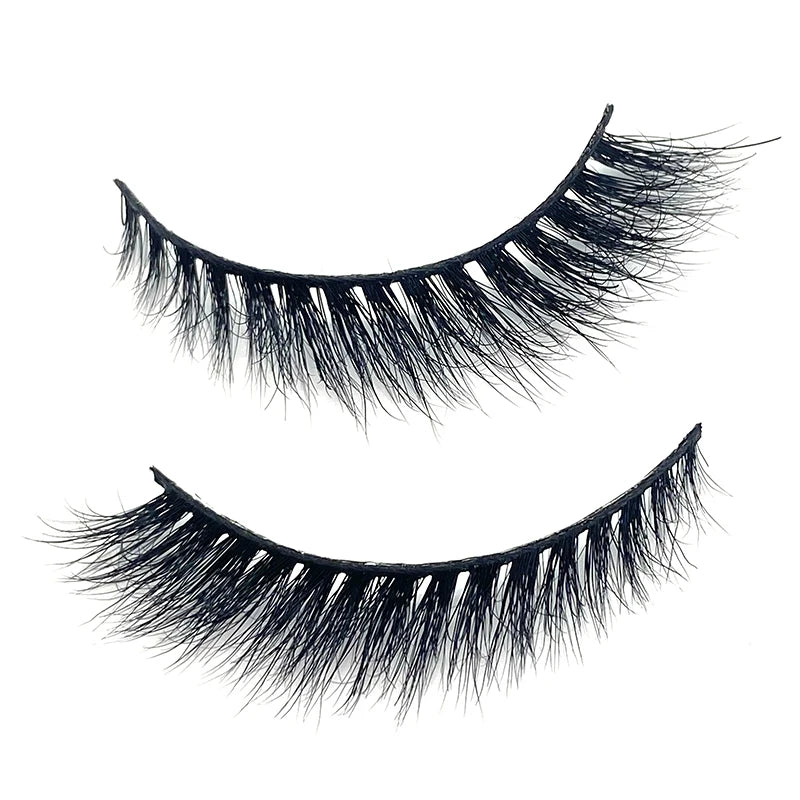 Premium Special Price False Eyelashes Handmade Short 3D Mink Eyelashes Wholesale Soft Natural Full Strip Eyelashes