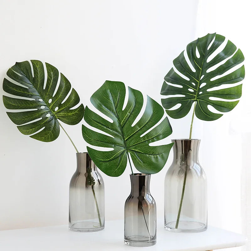 DREA Artificial Plants Palm Leaves Many Designs for Home Kitchen Party Flowers Arrangement Wedding Decorations