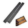 3/4 Piece PU Leather and Wooden Snooker Cue Case with 2 Compartment for Snooker & Billiards Players