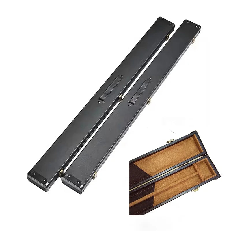 3/4 Piece PU Leather and Wooden Snooker Cue Case with 2 Compartment for Snooker & Billiards Players