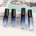 Factory Wholesale New 5ml 9ml Gradient Blue Square Small Atomizer Travel Glass Spray Perfume Bottles with Fine Mist Sprayer