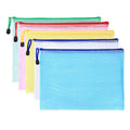 Office Supplies B5 B4 A4 A5 A6 Canvas PVC Mesh clear Organizer case Document Zipper Envelope Pouch File Folder Bags with Lock