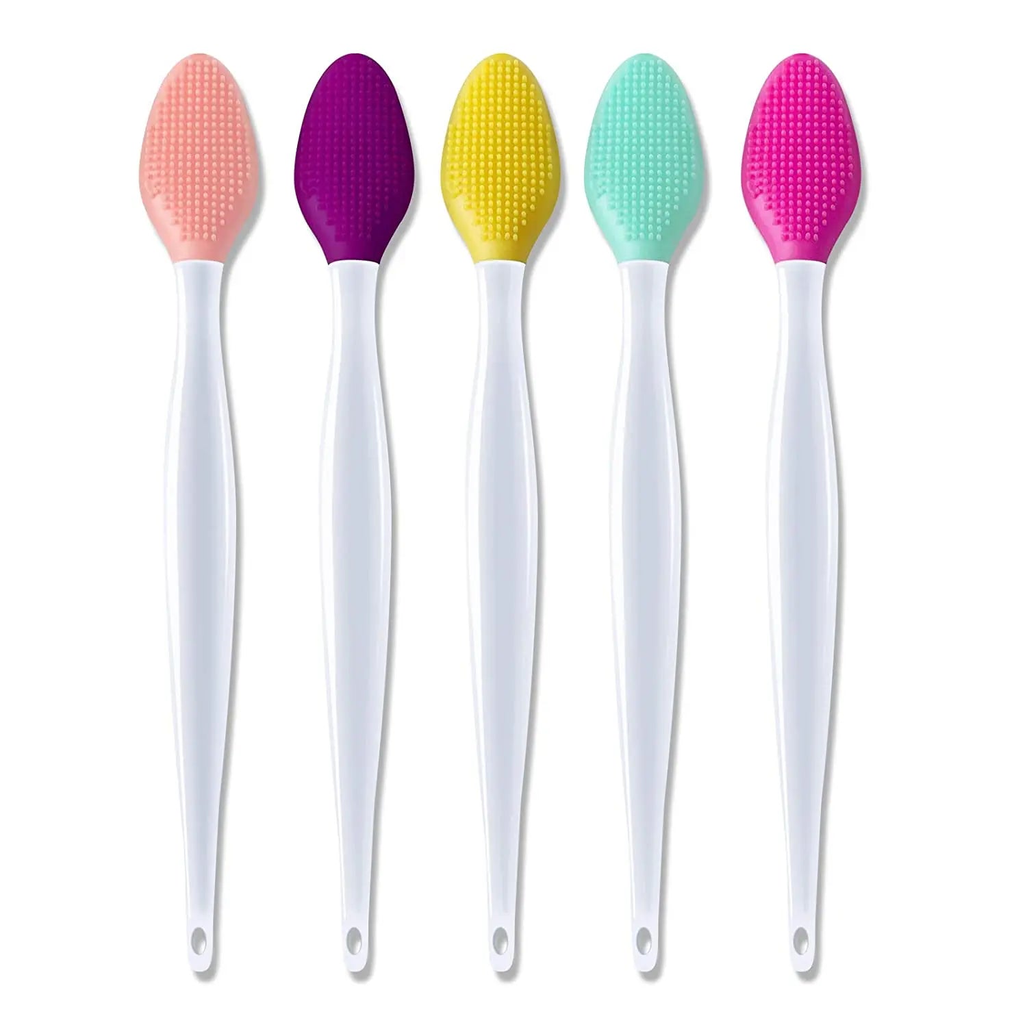 Beauty Skin Care Wash Face Silicone Brush Exfoliating Nose Cleaner Blackhead Removal Brush Tool Blemish Face Scrub Massager