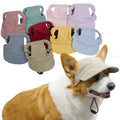 Pet Clothes and Accessories New Corduroy Dog Cat Baseball Hat Pet Sun Hat Spring Summer Bucket Outdoor Dog Hats Customize Logo