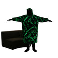 OEM Hoodie Blanket Custom Solid Fleece Blanket Hoodie Sherpa Hoodie Blanket Sweatshirts Adult Polyester Jacket