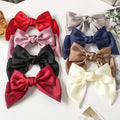 13cm Bohemian Bow Knot Hair Band for Girls Sweet Satin Ribbon Ponytail Headband Hair Accessories for Women Rapid Samples