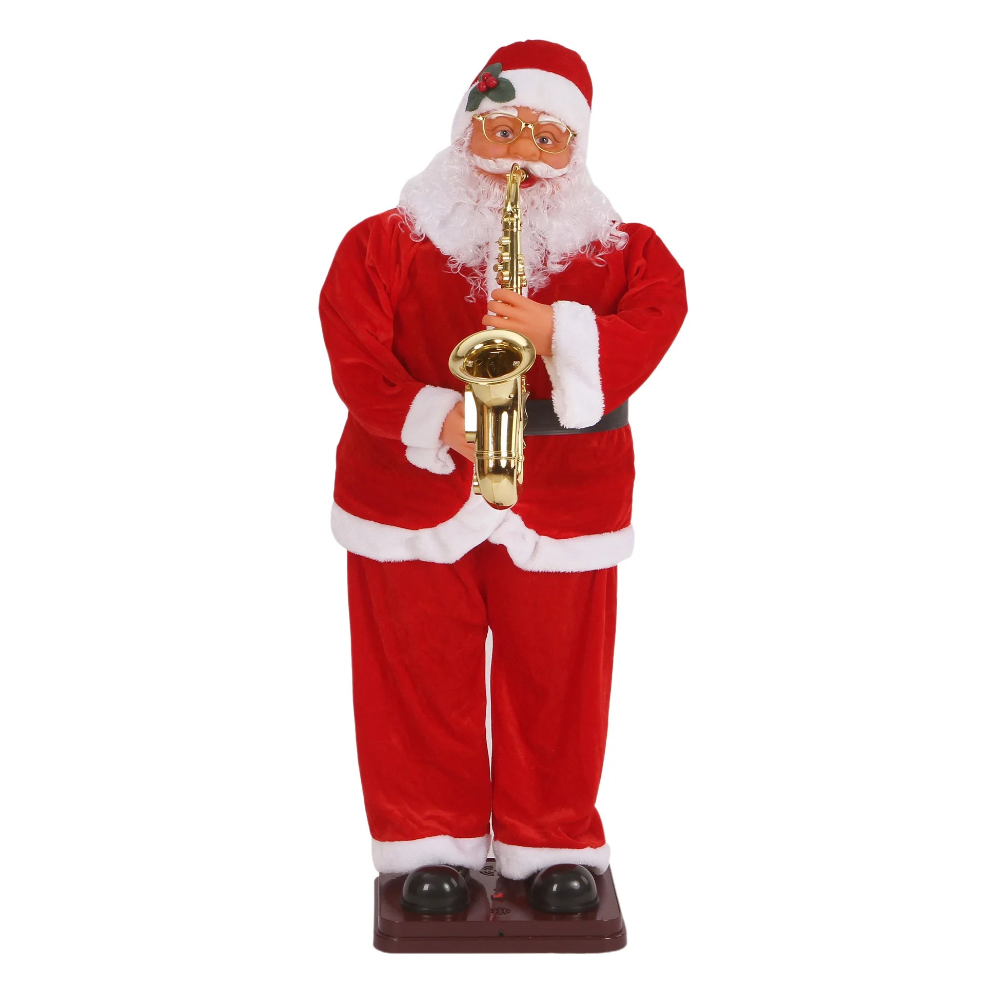 New Style Singing and Dancing 1.8-Meter Santa Claus for Hotel Shopping Mall Welcome Decoration Ornaments Christmas Decoration