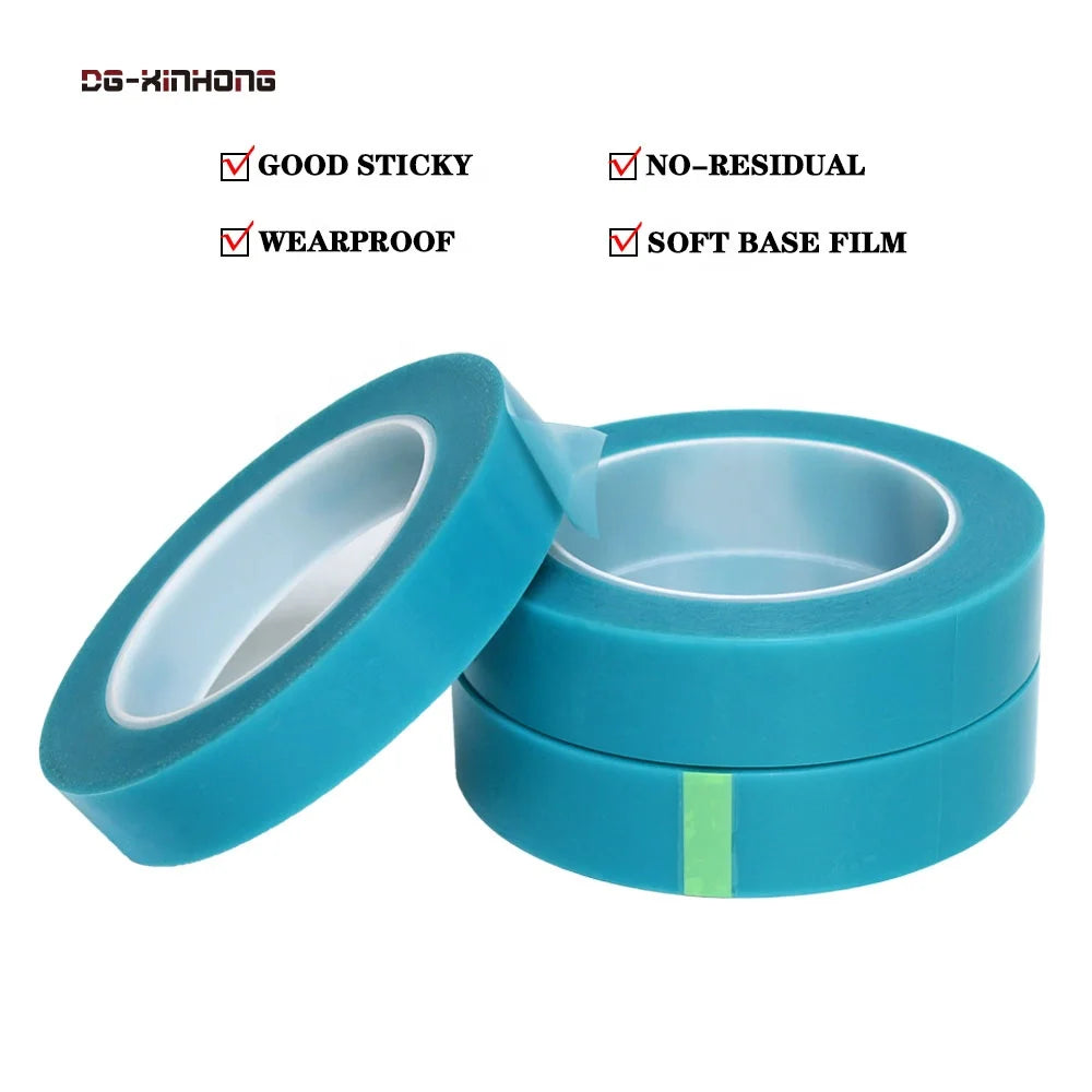 High Temperature Heat Resistant Blue Color Polypropylene Film Natural Rubber No-residual MOPP Strapping Binding Adhesive Tape MegaBDM